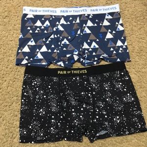 2 pairs of pair of thieves trunk underwear